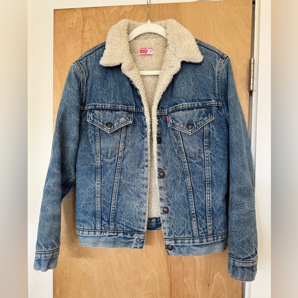Levi’s Vintage Sherpa Jean Denim Jacket Small